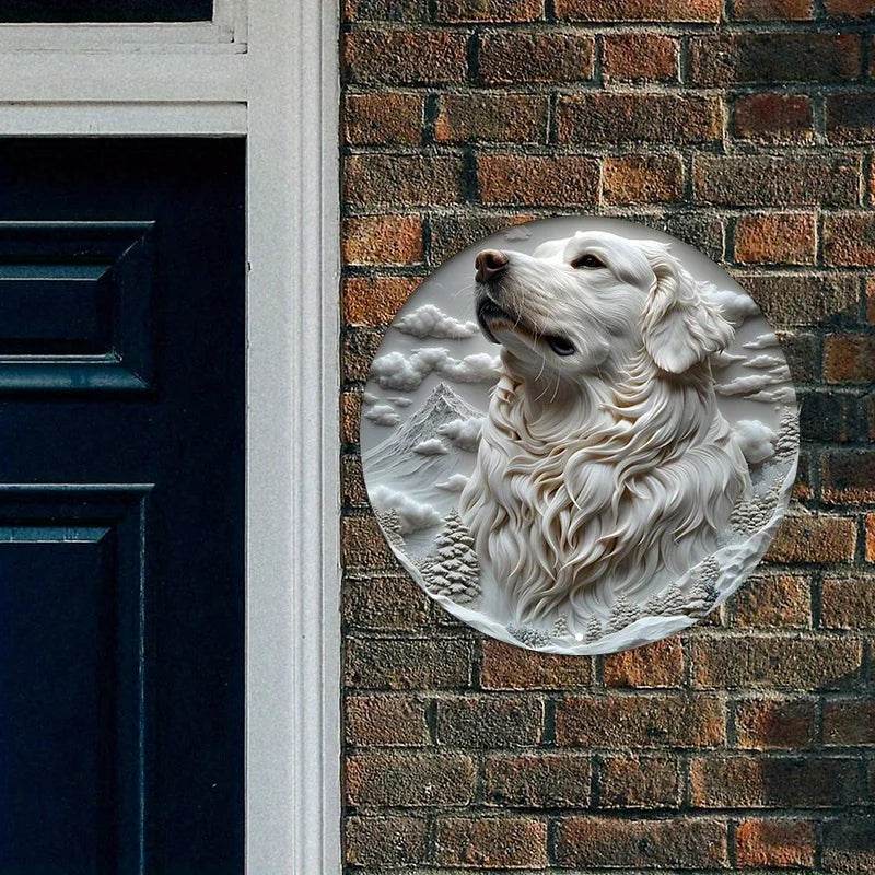 Great Pyrenees Dog Flat 3D Ornament - Montero Milan
