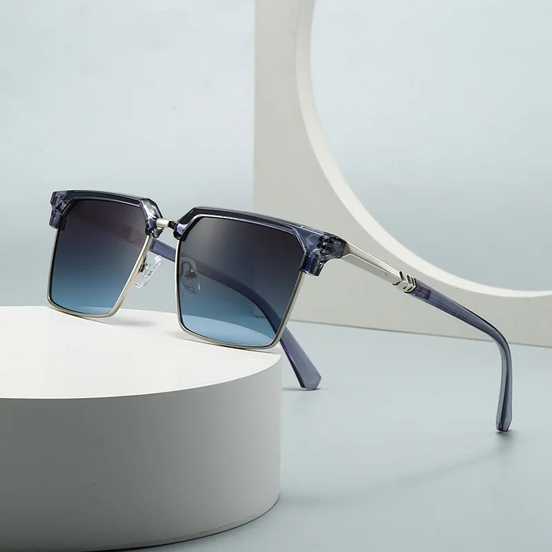 SHAUNA Square Women Fashion Sunglasses Gradient Men Vintage Green Sun Glasses Shades UV400