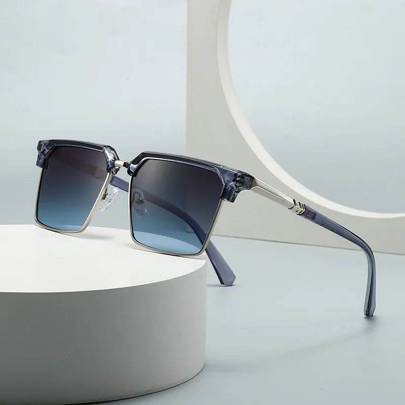 SHAUNA Square Women Fashion Sunglasses Gradient Men Vintage Green Sun Glasses Shades UV400 - Montero Milan