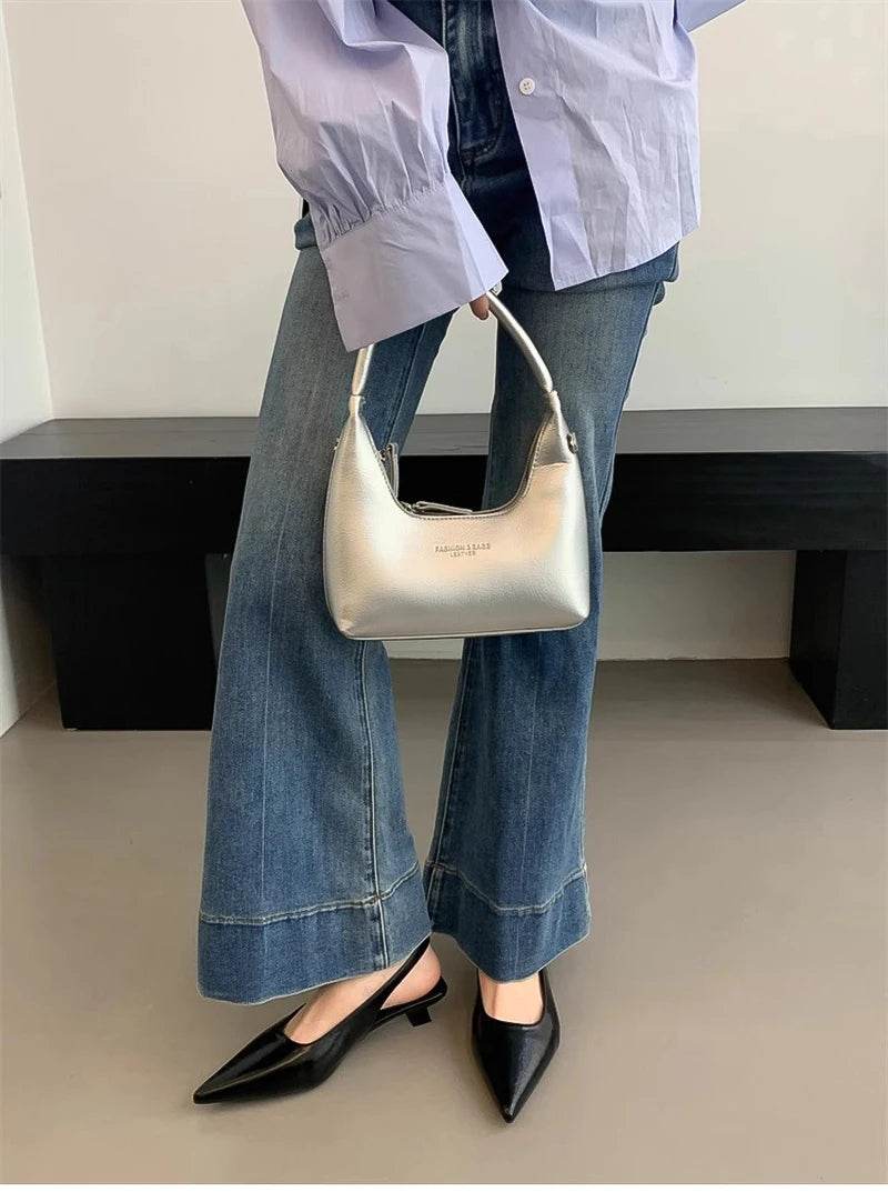 Summer Pointed Toe Women Sandals Fashion Singbacks Mules Shoes Ladies Elegant Low Heel Stripper Party Sandalias - Montero Milan
