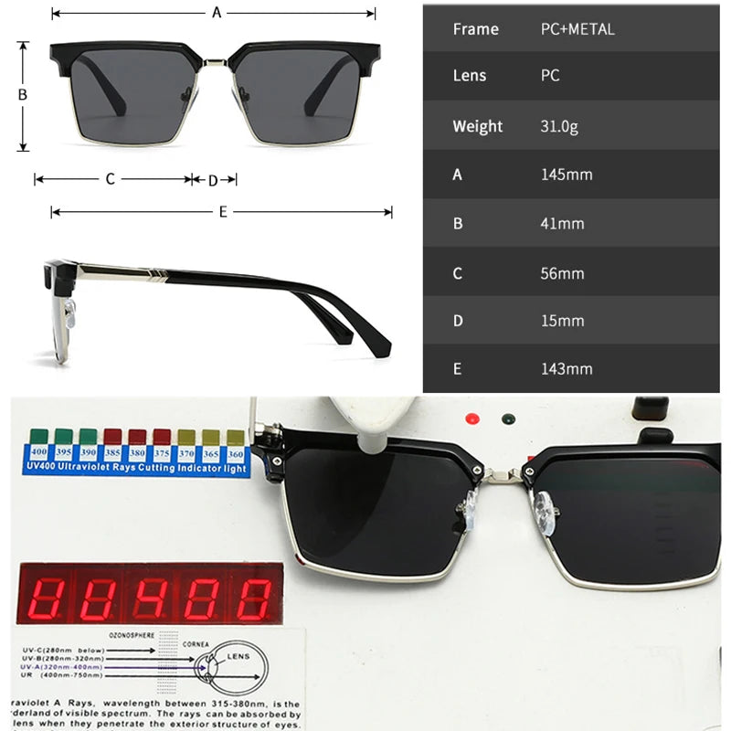 SHAUNA Square Women Fashion Sunglasses Gradient Men Vintage Green Sun Glasses Shades UV400