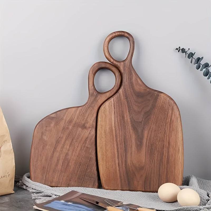 2 Pcs Walnut Cutting Board Set with Handles - Montero Milan