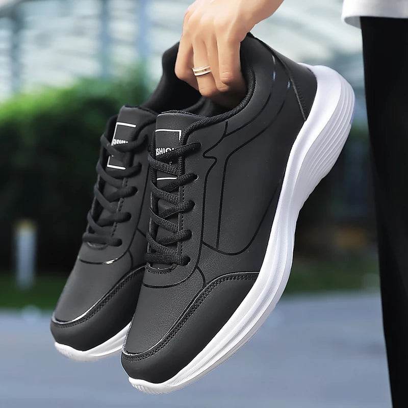 New Men Running Shoes Winter Warm Male Sneakers Anti-slip Breathable Men's Walking Shoes Lace Up Soft Casual Shoes Lightweight - Montero Milan