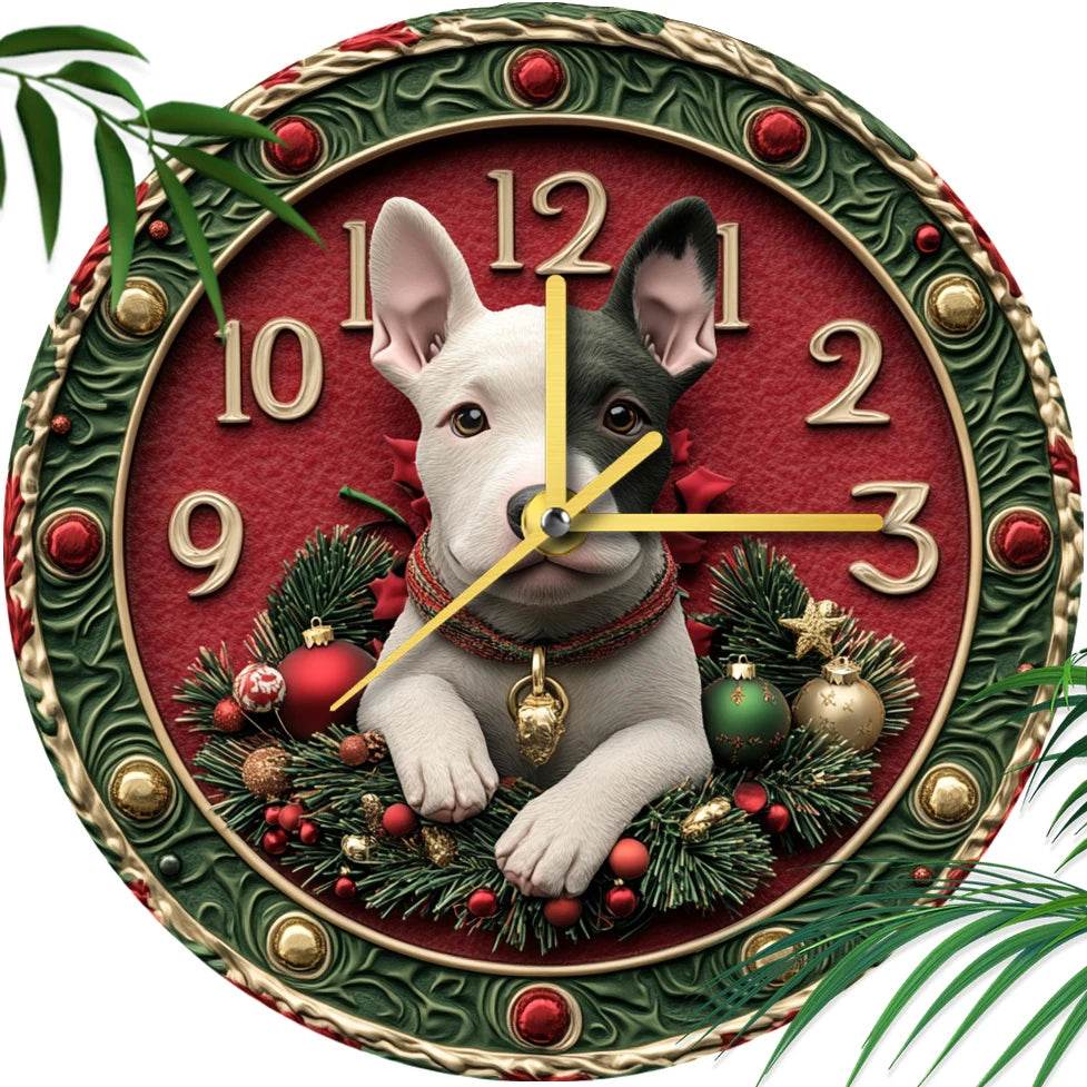 Bulldog Silent Wall Clock - Montero Milan