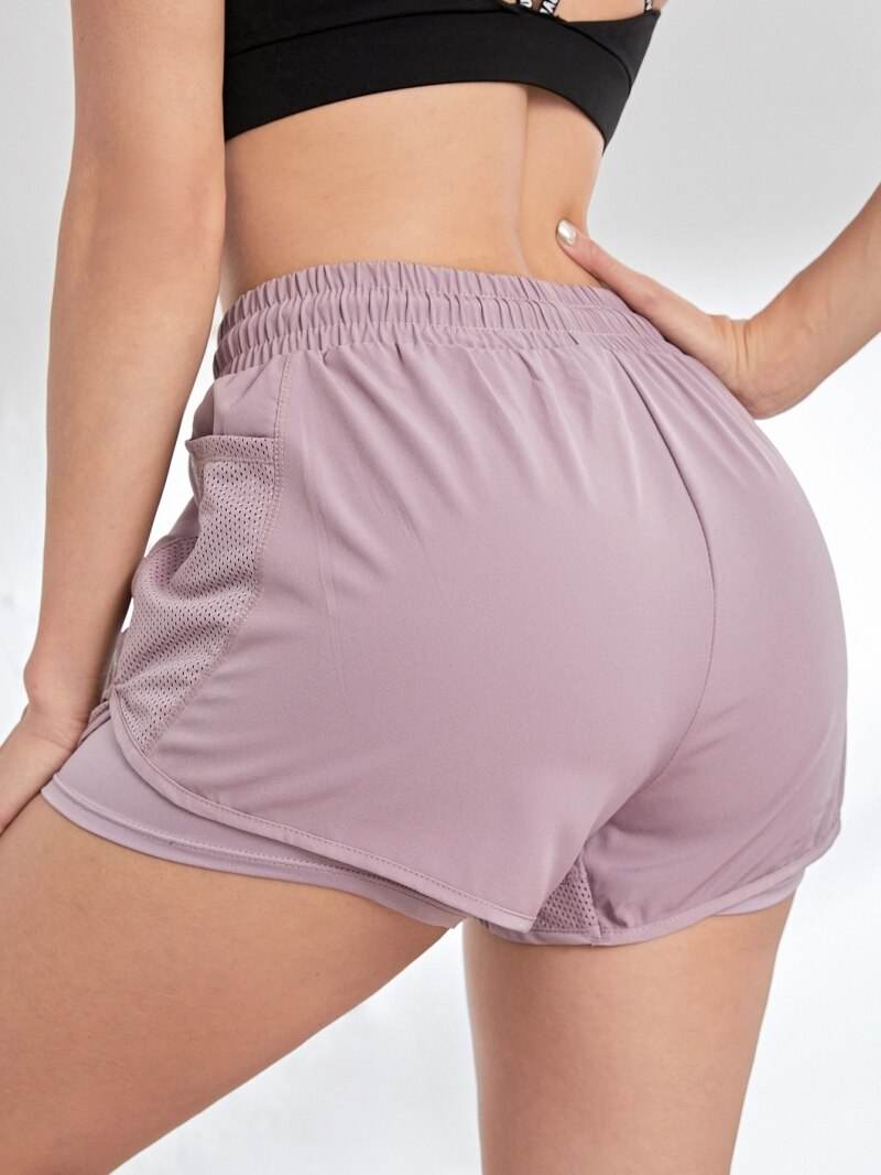 Dual-Layer Mesh Workout Shorts - Montero Milan