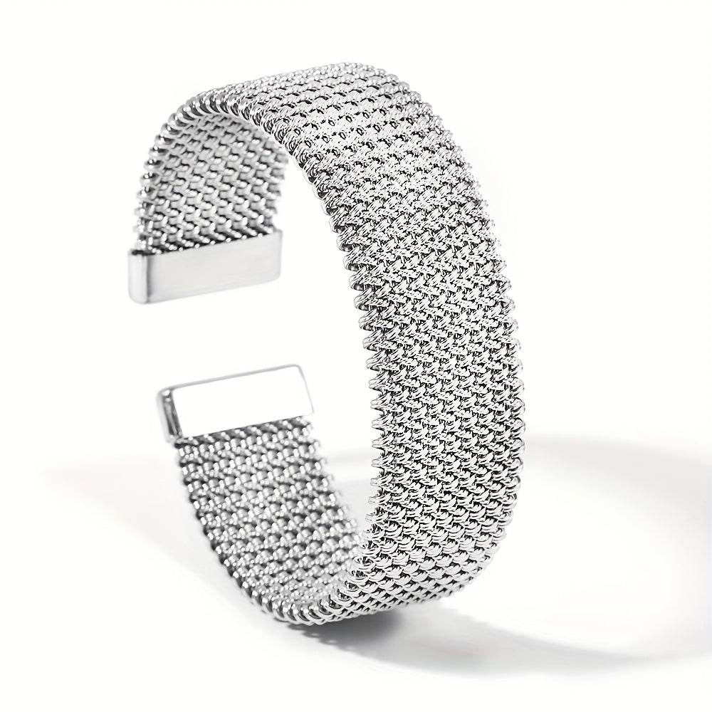 Woven Gold-Tone Stainless Steel Bracelet - Montero Milan