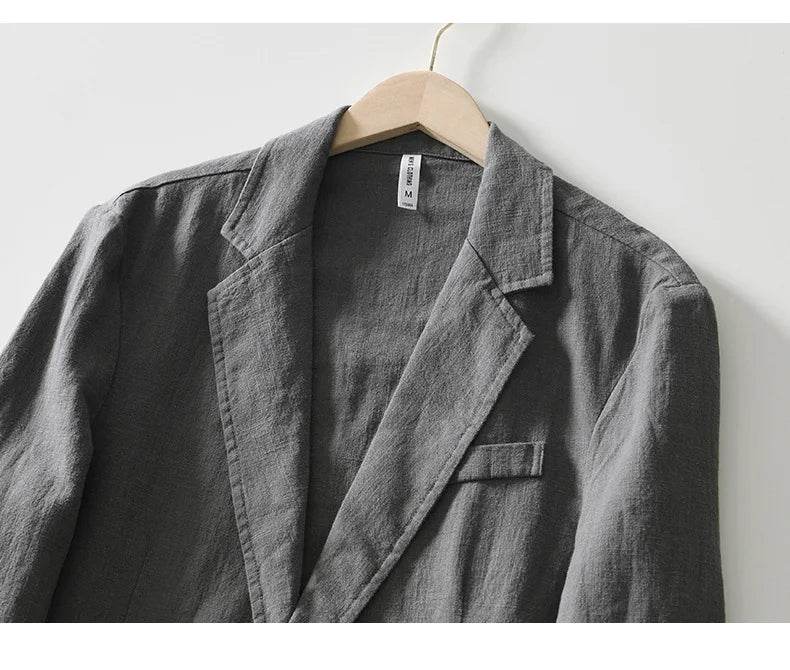 Breevoro™ Men’s Linen Safari Blazer - Montero Milan
