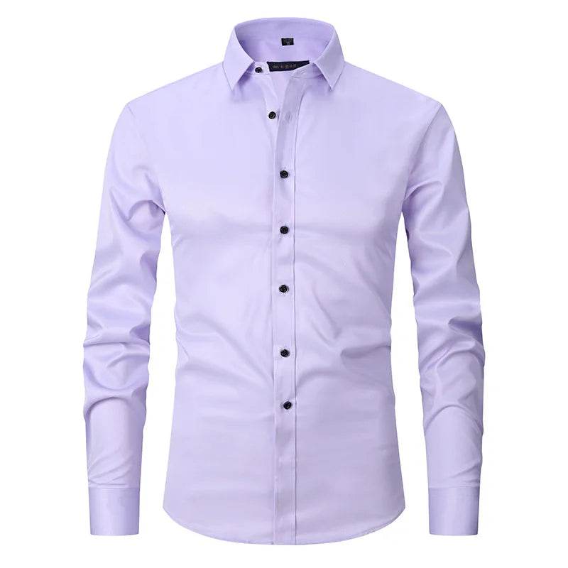 Smart Cotton-Blend Dress Shirt - Montero Milan