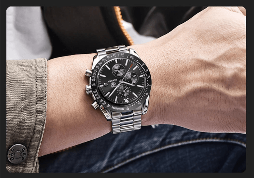 Stravaro ChronoSport Steel Watch - Montero Milan