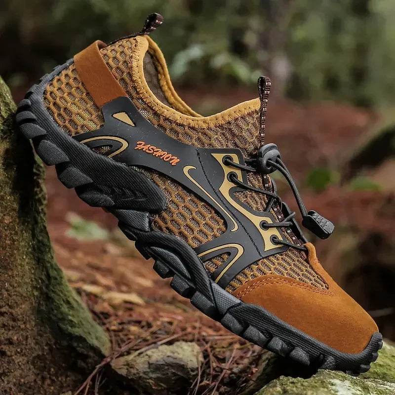 Trail-Grip Breathable Hiking Sneakers - Montero Milan