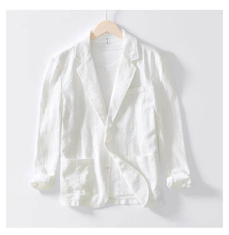 Breevoro™ Men’s Linen Safari Blazer - Montero Milan