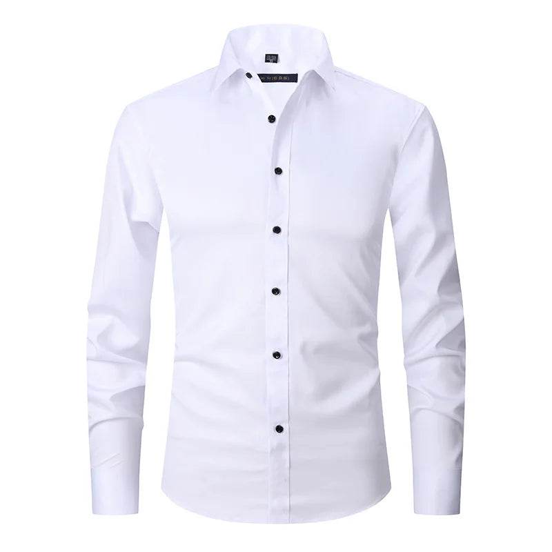 Smart Cotton-Blend Dress Shirt - Montero Milan