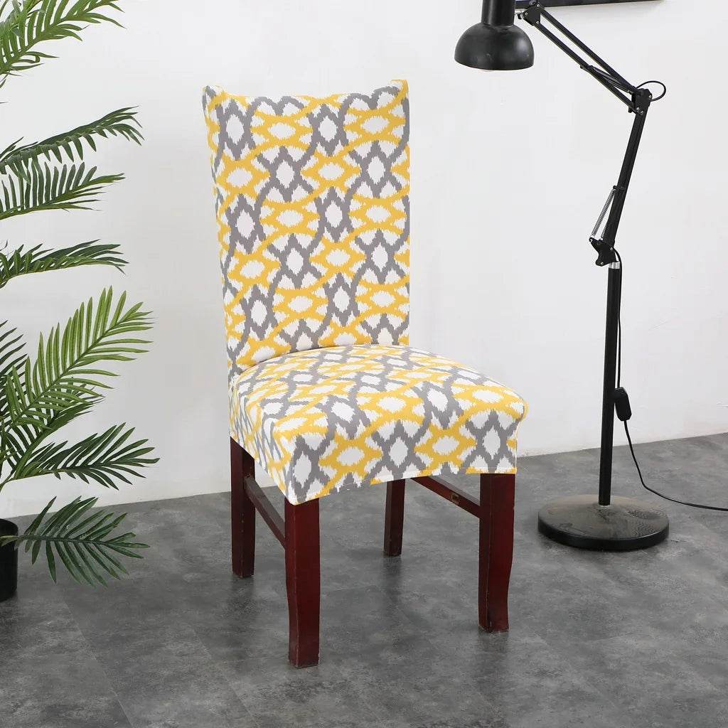 Sovana Home Stretch Chair Covers – Designer Print Edition - Montero Milan
