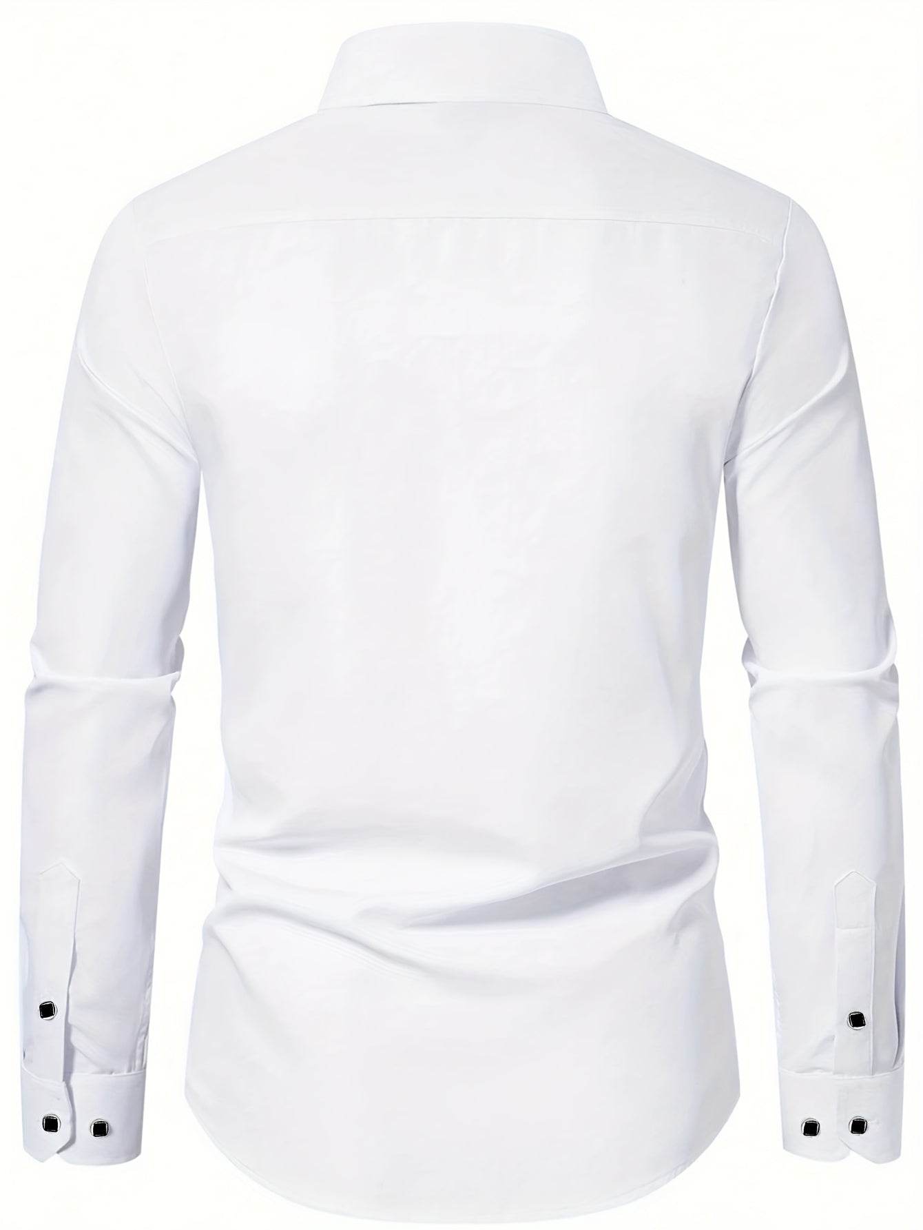 Slim Fit Glossy Dress Shirt - Montero Milan