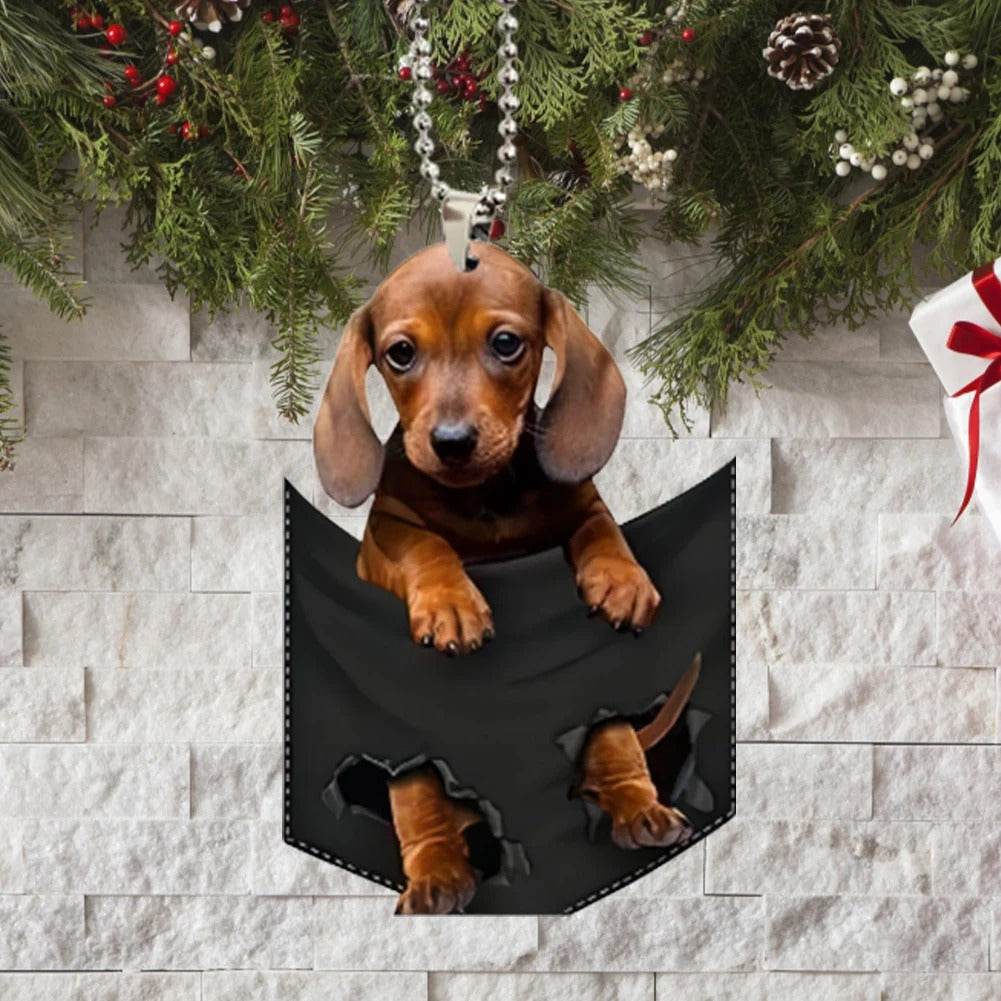 Adorable Puppy Hanging Ornament ( 1 PCs / 6 PCs) - Montero Milan