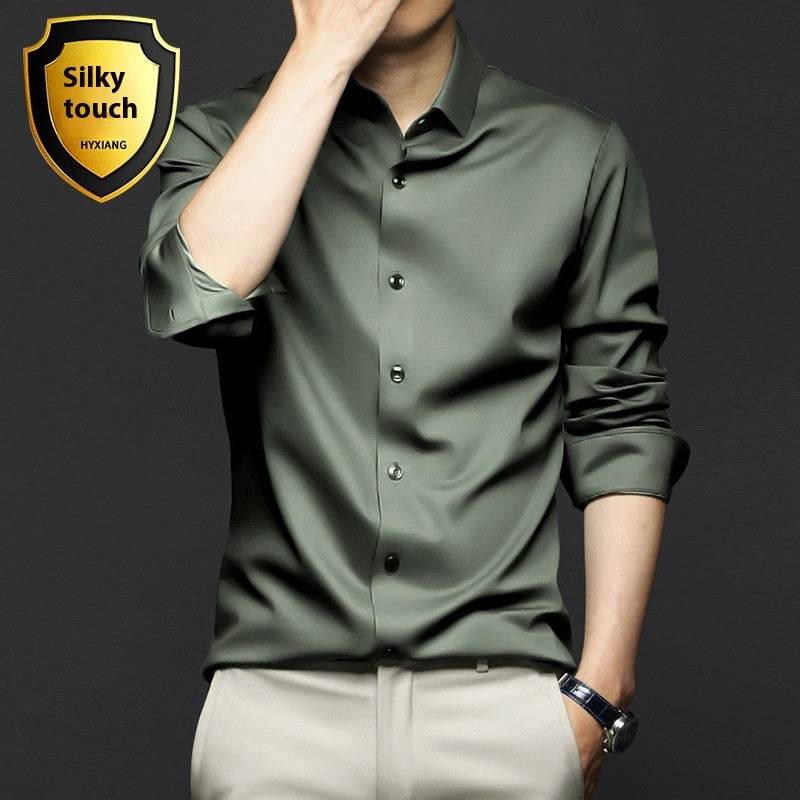 Silky Touch Long-Sleeve Shirt - Montero Milan