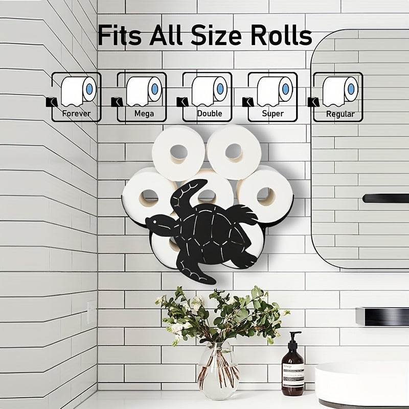 Ocean Turtle Toilet Paper Holder Rack - Montero Milan