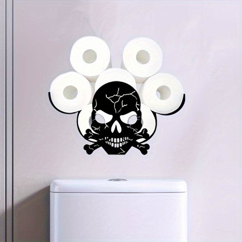 Skull Toilet Paper Holder Rack - Montero Milan