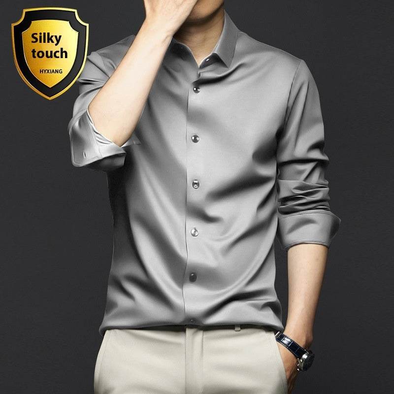 Silky Touch Long-Sleeve Shirt - Montero Milan