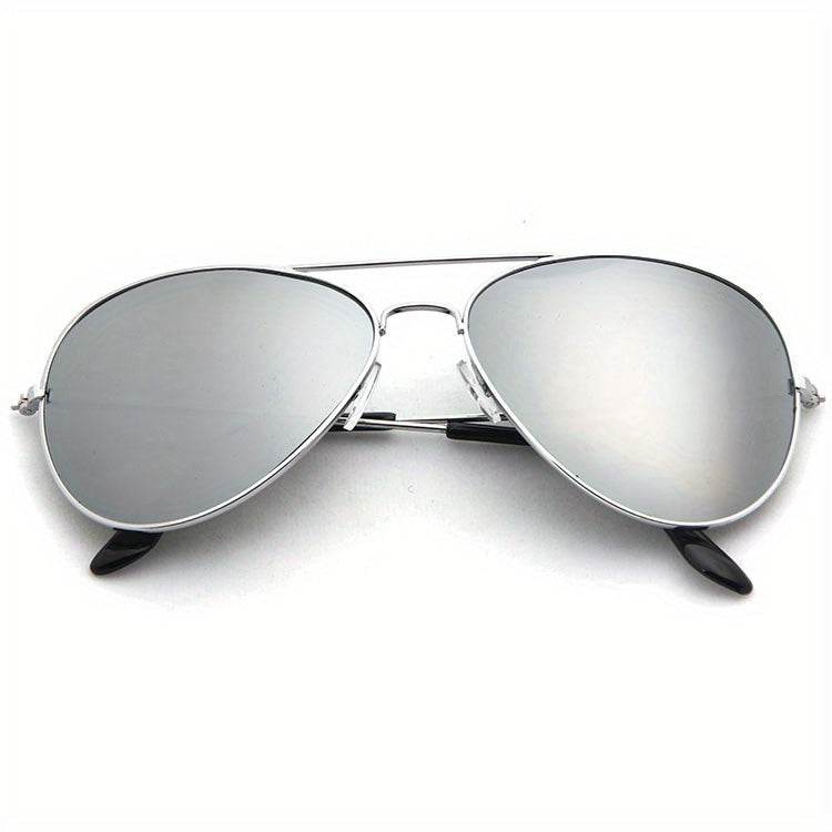 Unisex Retro Mirrored Aviator Sunglasses - Montero Milan