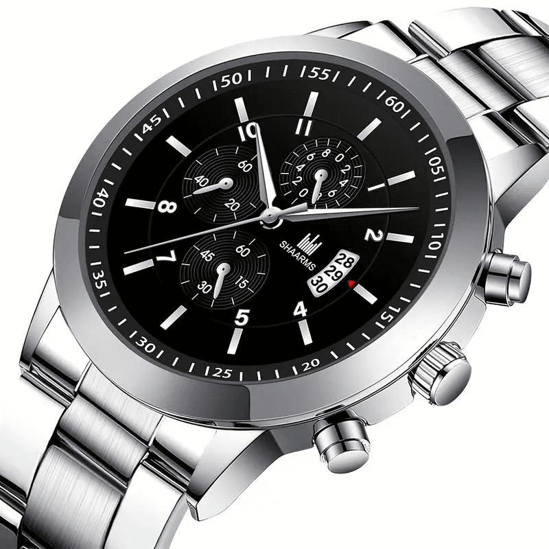 Timeless Stainless Steel Watch & Bracelet Set (Buy 2 Get 1 Free) - Montero Milan