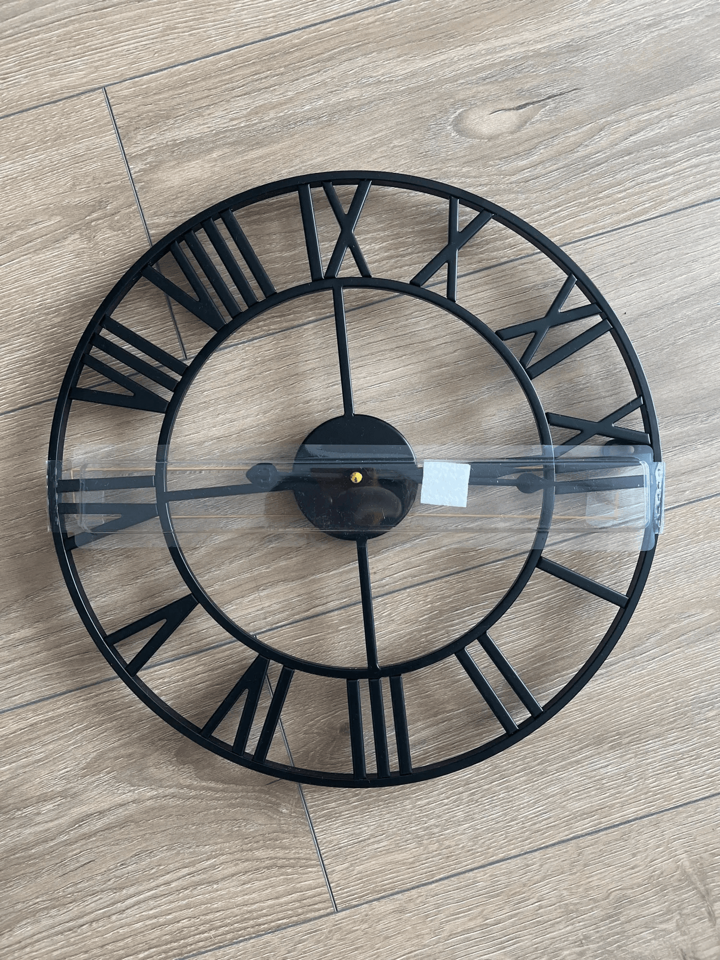 Classic Roman Numeral Metal Wall Clock - Montero Milan