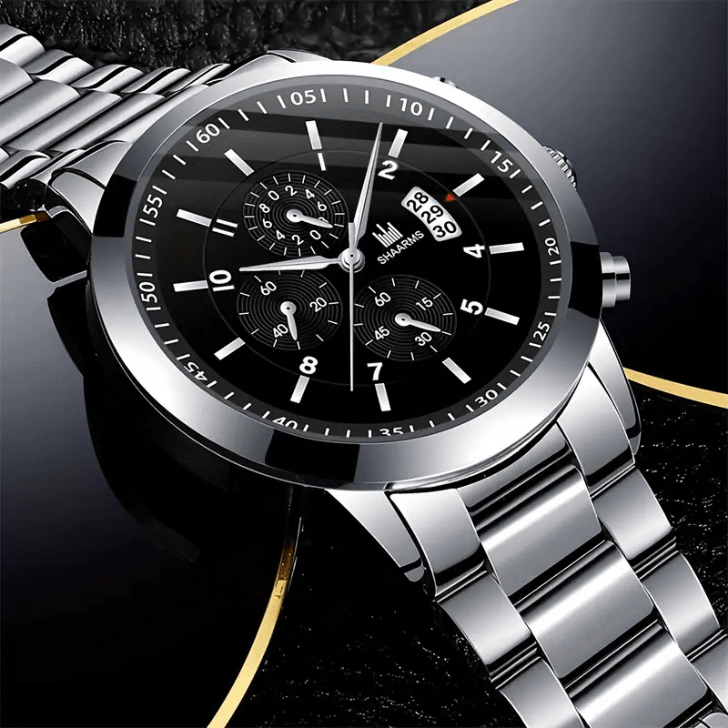 Timeless Stainless Steel Watch & Bracelet Set (Buy 2 Get 1 Free) - Montero Milan