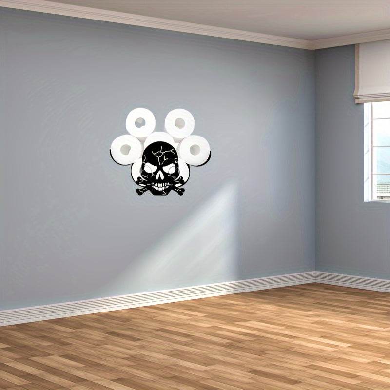 Skull Toilet Paper Holder Rack - Montero Milan