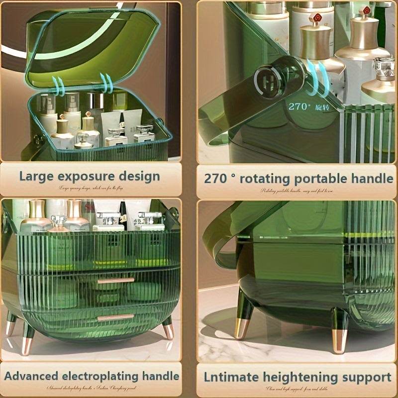 Portable Clear Dome Vanity Organizer - Montero Milan