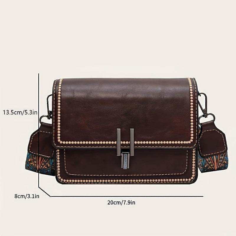 Retro Flap Mini Shoulder Bag - Montero Milan