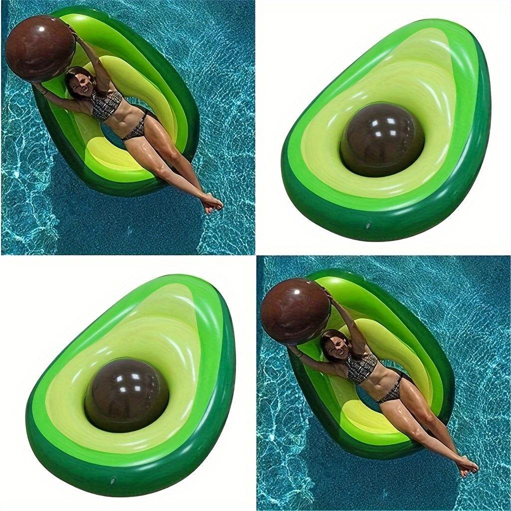 Avocado Pool Float with Removable Pit - Montero Milan