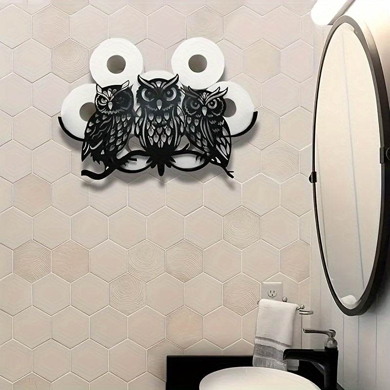 Owl Toilet Paper Holder Rack - Montero Milan