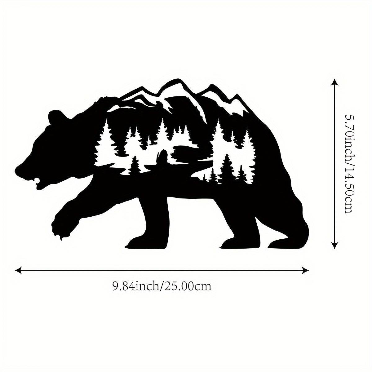 Black Bear Toilet Paper Holder Rack - Montero Milan
