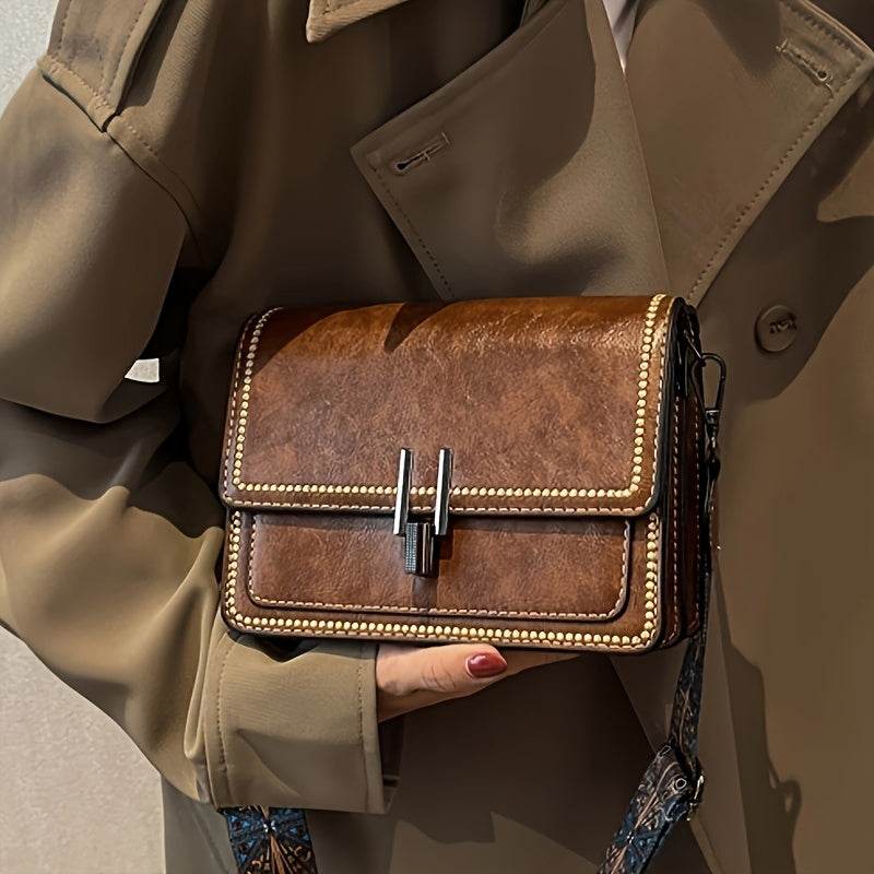 Retro Flap Mini Shoulder Bag - Montero Milan
