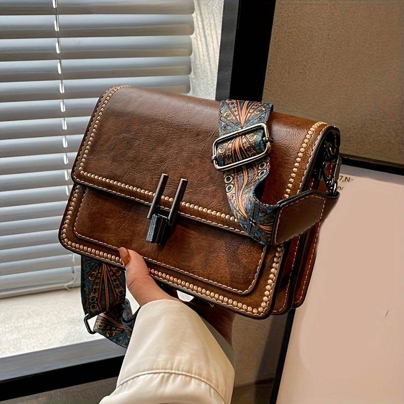 Retro Flap Mini Shoulder Bag - Montero Milan
