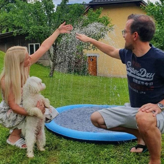 SplashPaw™ Fun Zone - The Splash Pad Makes Your Pup and Kids Happy! - Montero Milan