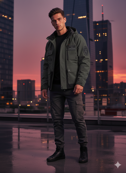 Outdoor Windproof Cargo Jacket