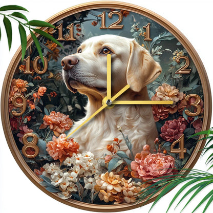 Labrador Retriever Silent Wall Clock