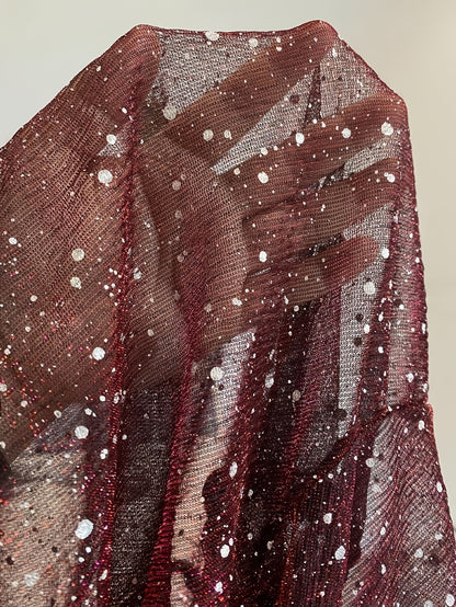 Sequin Open-Front Blazer