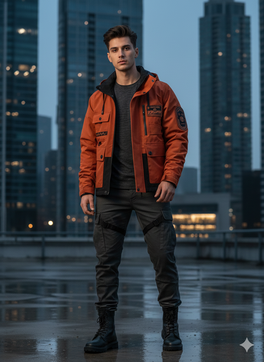 Outdoor Windproof Cargo Jacket