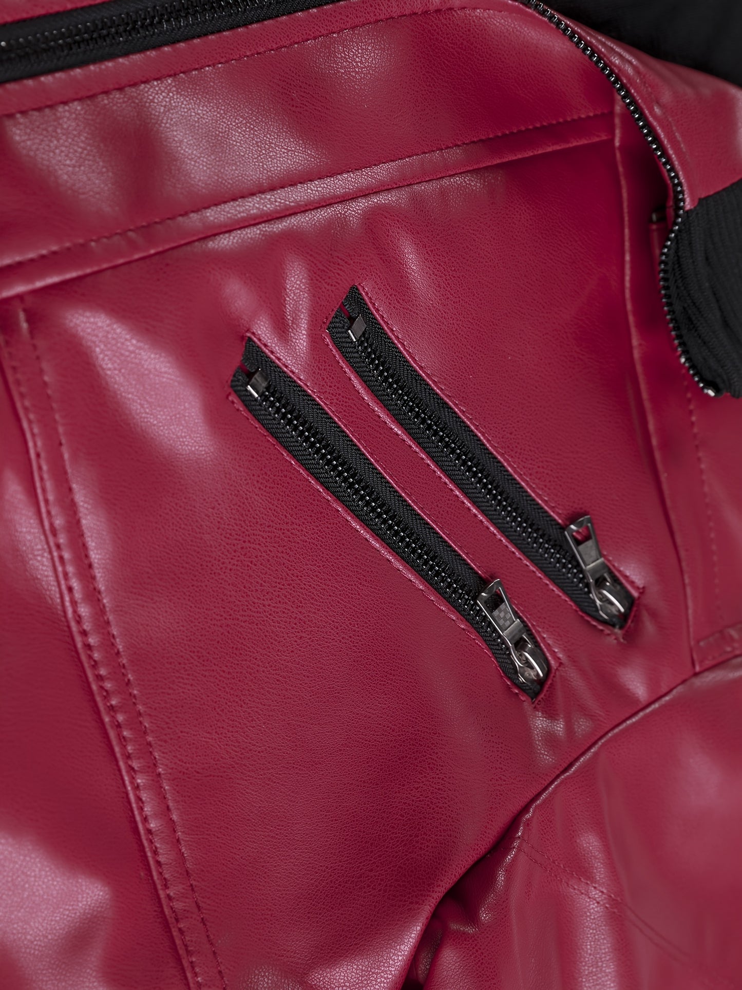 Men’s Hooded Leather Jacket