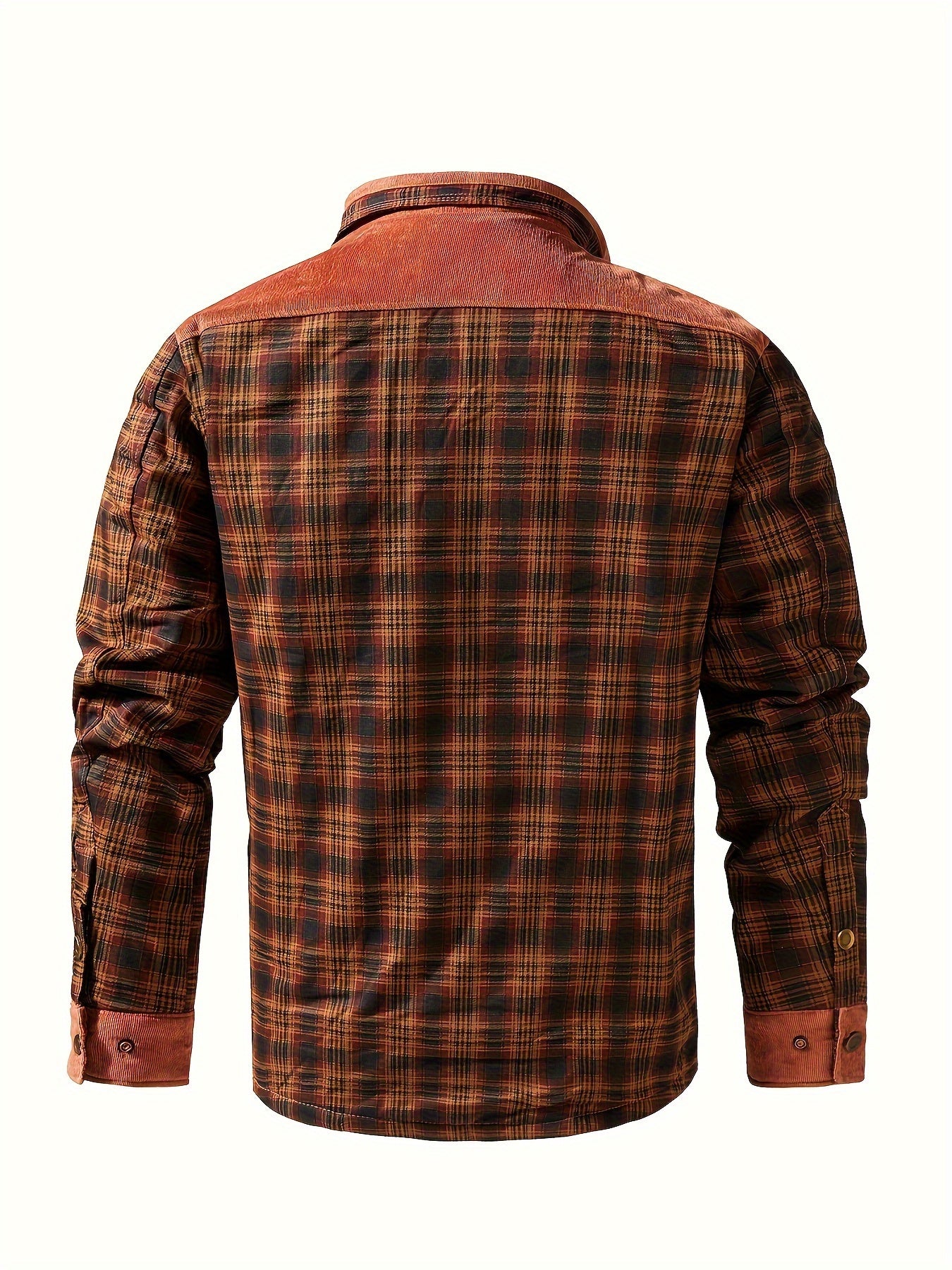Fleece-Lined Plaid Jacket