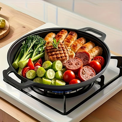 Multi-Function Cast Iron Griddle Skillet