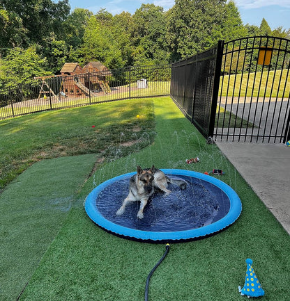 SplashPaw™ Fun Zone - The Splash Pad Makes Your Pup and Kids Happy!