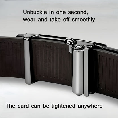 Backside view of belt buckle mechanism with easy unbuckle design