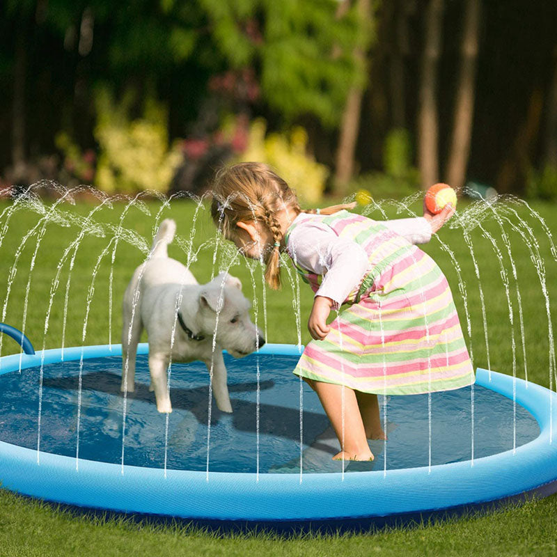 SplashPaw™ Fun Zone - The Splash Pad Makes Your Pup and Kids Happy!