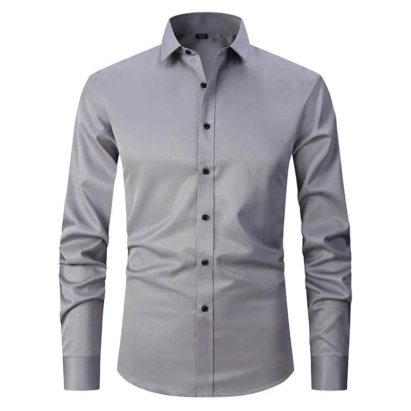 Smart Cotton-Blend Dress Shirt - Montero Milan