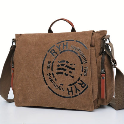 Montero Milan messenger bag in brown color variant with top handle