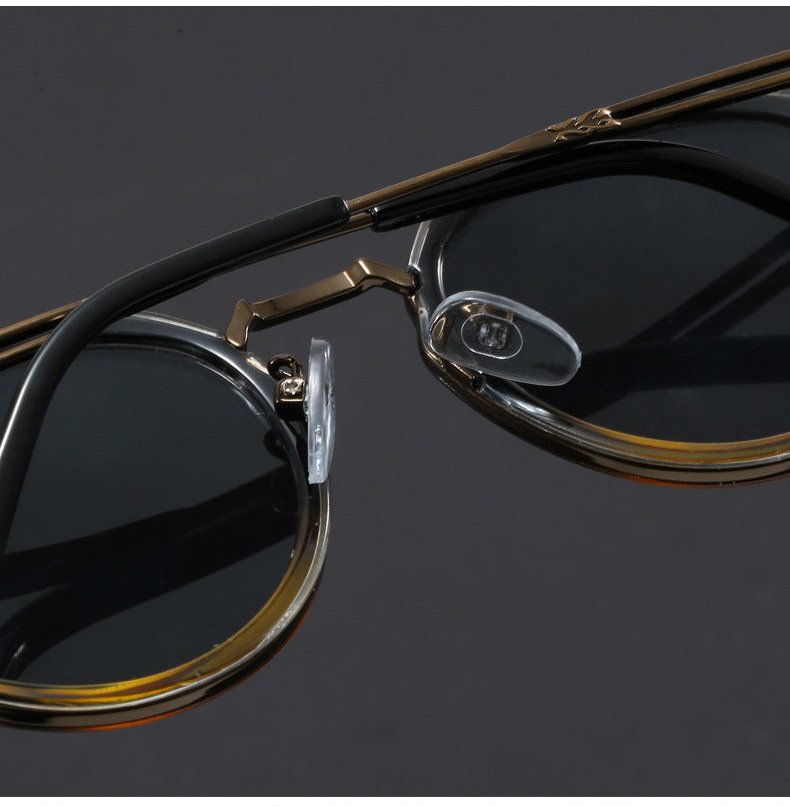 Classic Vintage Metal Sunglasses (UV400 Protection)