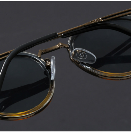 Classic Vintage Metal Sunglasses (UV400 Protection)